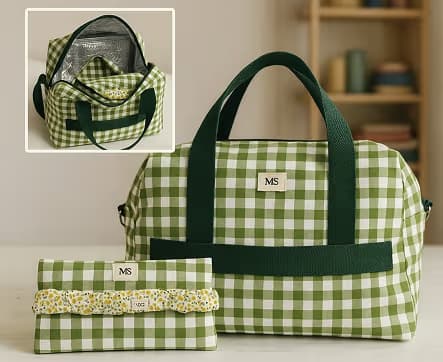 Conjunto tan ideal: bolso isotérmico + porta cubiertos a juego
